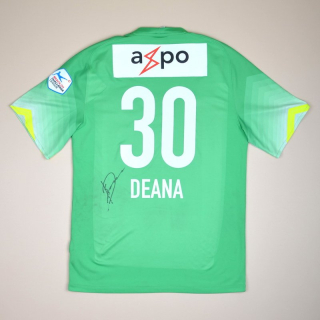 FC Aarau 2015 - 2016 Match Worn SIgned Goalkeeper Shirt #30 Deana (Very good) L