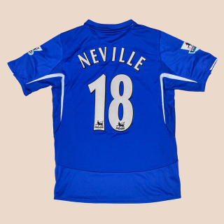 Everton 2005 - 2006 Home Shirt #18 Neville (Very good) S