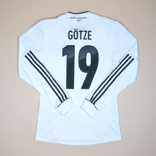 Germany 2012 - 2013 Player Issue Home Shirt #19 Gotze (Very good) M