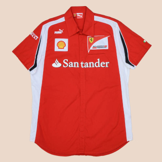 Scuderia Ferrari 'Alonso Era' Formula 1 Button Shirt (Excellent) L