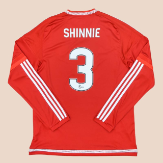 Aberdeen 2015 - 2016 Home Shirt #3 Shinnie (Very good) L