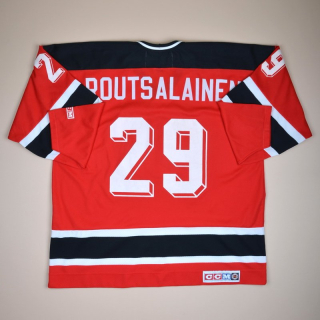 New Jersey Devils NHL Hockey Shirt #29 Routsalainen (Excellent) XXL