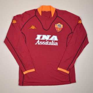 Roma 2000 - 2001 Home Shirt (Very good) XXL