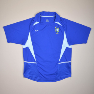 Brazil  2002 - 2004 Away Shirt (Very good) XL