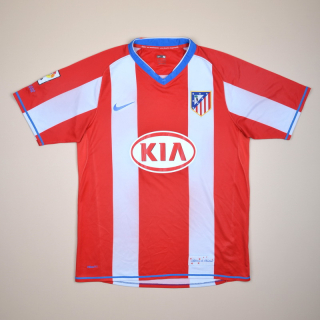 Atletico Madrid 2007 - 2008 Home Shirt (Good) M