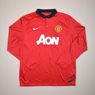 Manchester United 2013 - 2014 Home Shirt (Very good) XL