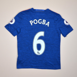 Manchester United 2016 - 2017 Away Shirt #6 Pogba (Very good) YM