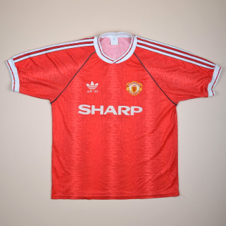 Manchester United 1990 - 1992 Home Shirt (Not bad) L