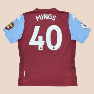 Aston Villa 2019 - 2020 Home Shirt #40 Mings (Good) S