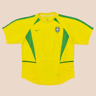 Brazil  2002 - 2004 Home Shirt (Very good) S