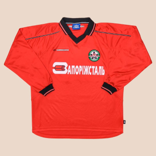 Metalurg Zaporizhya 2000 - 2001 Match Worn Home Shirt #19 (Very good) L