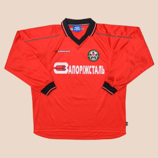 Metalurg Zaporizhya 2000 - 2001 Match Worn Home Shirt #7 (Very good) XL