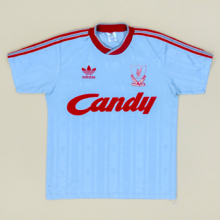 Liverpool 1988 - 1989 Away Shirt (Good) YXL