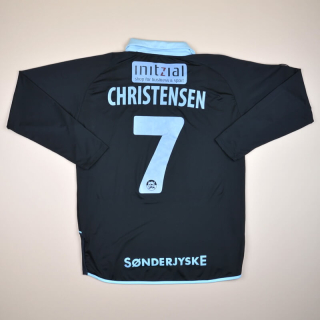 Sonderjyske 2010 - 2012 Away Shirt #7 Christensen (Good) XL