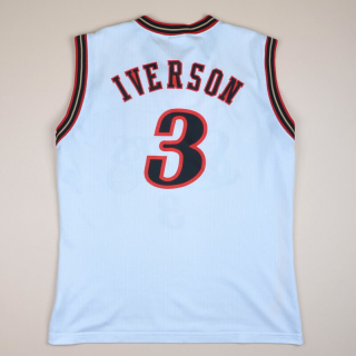 Philadelphia 76ers 2000 NBA Basketball Shirt #3 Iverson (Good) L