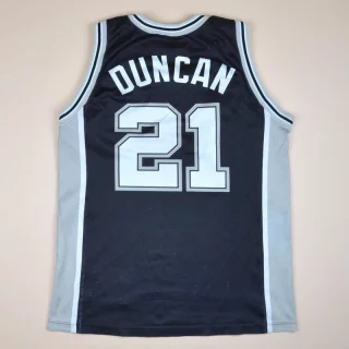 San Antonio Spurs 2000 NBA Basketball Shirt #21 Duncan (Not bad) M