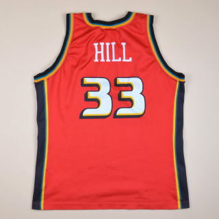 Detroit Pistons NBA Basketball Shirt #33 Hill (Very good) M