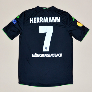 Borussia Monchengladbach 2015 - 2016 Europa League Third Shirt #7 Herrmann (Very good) L