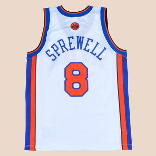 New York Knicks NBA Basketball Shirt #8 Sprewell (Excellent) S
