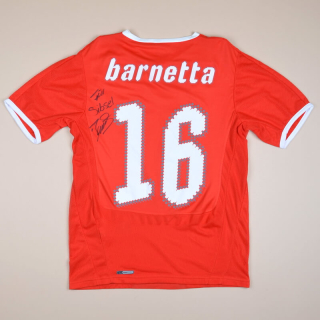 Switzerland  2008 - 2010 Signed Home Shirt #16 Barnetta (Excellent) S