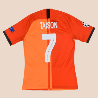Shakhtar Donetsk 2019 - 2020 Match Worn Champions League Home Shirt #7 Taison (Excellent) M