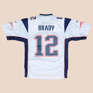 New England Patriots NFL American Football Shirt #12 Brady (Very good) M