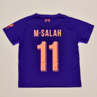 Liverpool 2018 - 2019 Away Shirt #11 Salah (Very good) YS (2-3 Years)