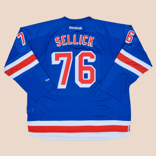 New York Rangers NHL Hockey Shirt #76 Sellick (Good) XXXXL