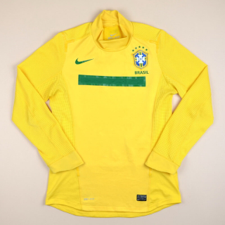 Brazil  2011 - 2012 Player Issue 'Authentic' Home Shirt (Very good) M