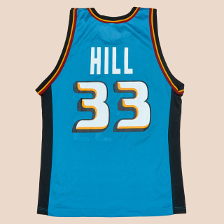 Detroit Pistons NBA Basketball Shirt #33 Hill (Excellent) L (44)