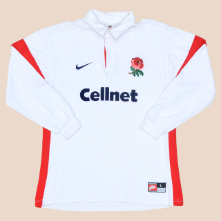 England 1998 - 1999 Rugby Union Shirt (Good) L