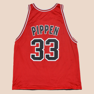Chicago Bulls NBA Reversible Basketball Shirt #33 Pippen (Very good) XL (48)