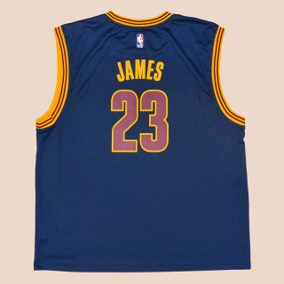Cleveland Cavaliers NBA Basketball Shirt #23 James (Very good) XXL