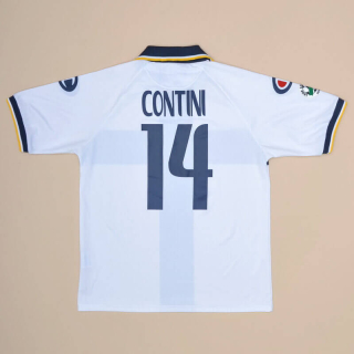 Parma 2005 - 2006 Match Issue Home Shirt #14 Contini (Very good) XL