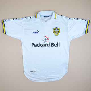 Leeds United 1998 - 2000 Home Shirt (Good) M
