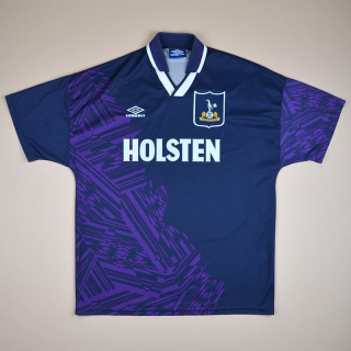Tottenham 1994 - 1995 Away Shirt (Good) XXL