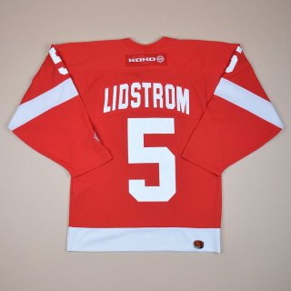 Detroit Red Wings Hockey Shirt #5 Lidstrom (Excellent) S