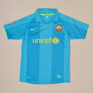 Barcelona 2007 - 2008 Away Shirt (Very good) S