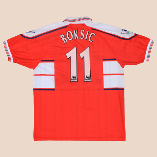 Middlesbrough 2000 - 2001 Home Shirt #11 Boksic (Very good) XL