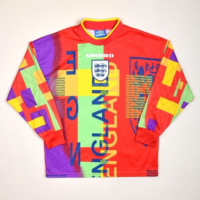 England goalkeeper shirt sales 1996